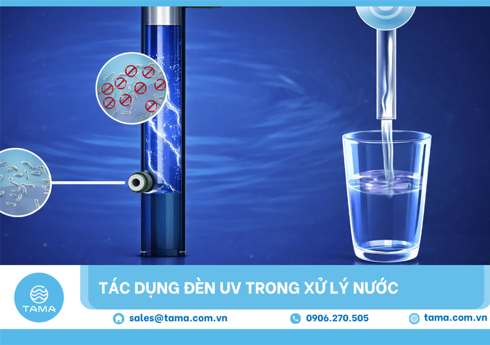 Tác dụng đèn Uv trong xử lý nước: Nguyên Lý, Hiệu Quả Và Ứng Dụng Diệt Khuẩn 