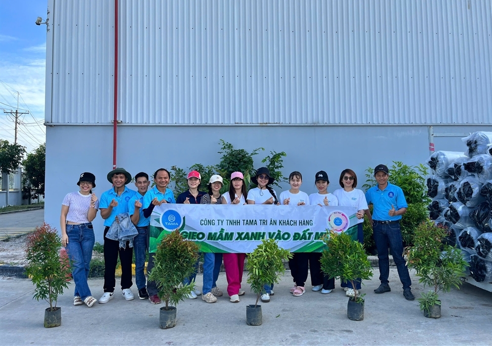 TAMA tri ân khách hàng bằng hơn 600 cây xanh 
